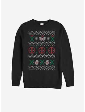Marvel Deadpool Ugly Christmas Sweater Sweatshirt, , hi-res