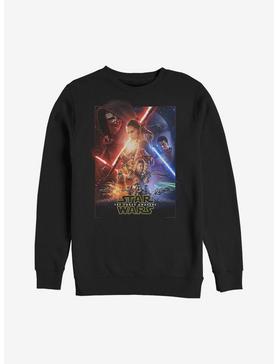 Star Wars Episode VII The Force Awakens Movie Poster Sweatshirt, , hi-res