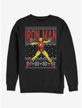 Marvel Iron Man Ugly Christmas Sweater Sweatshirt, BLACK, hi-res