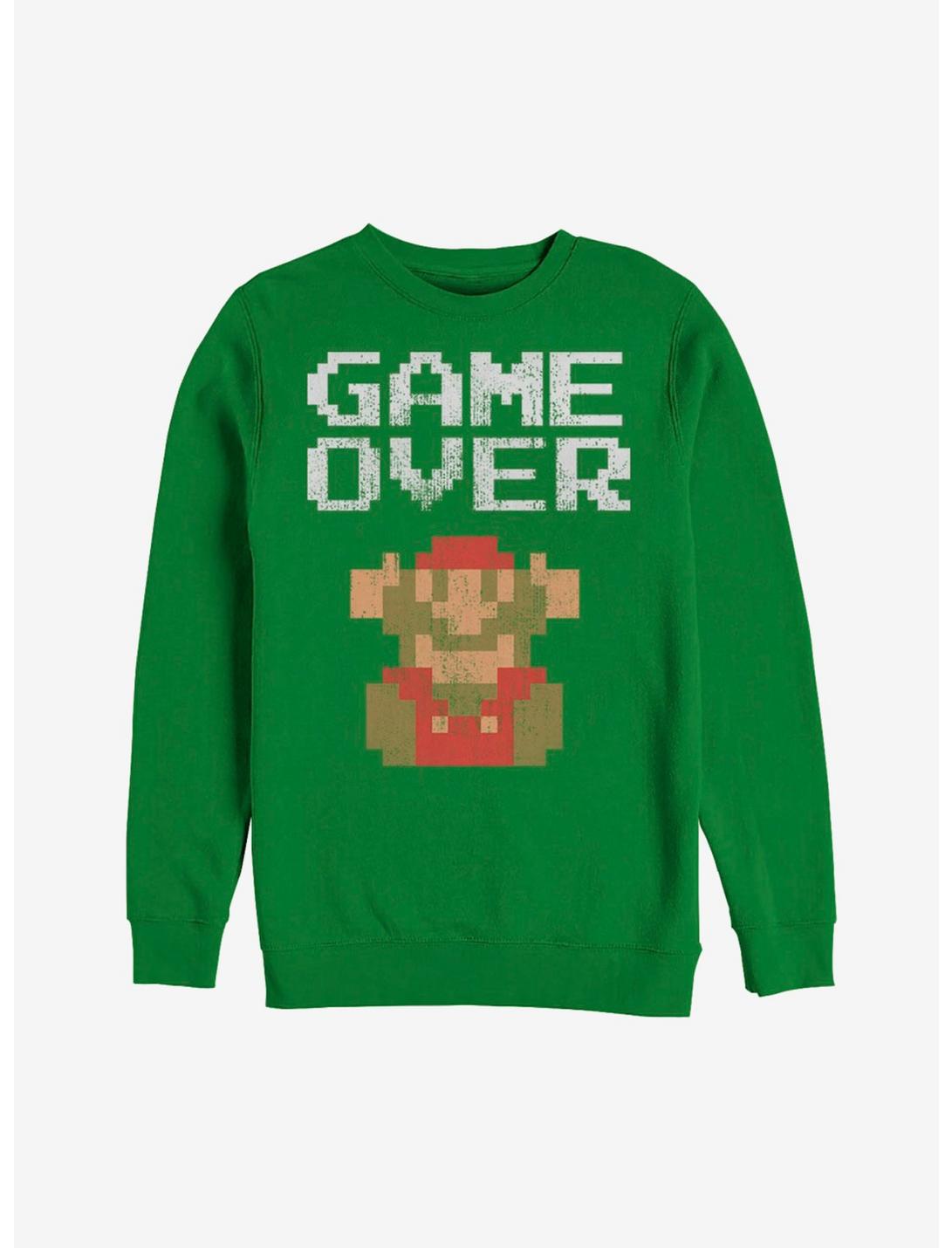 Nintendo Mario Game Over Sweatshirt, KELLY, hi-res