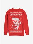 Star Wars Ugly Christmas Sweater Chewbacca Santa Sweatshirt, RED, hi-res