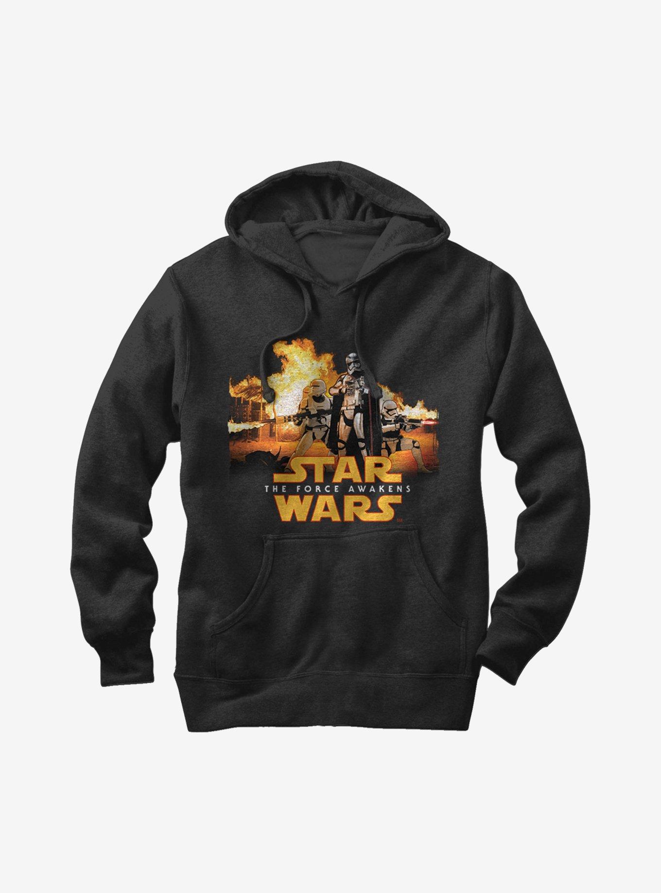 Star Wars Captain Phasma Fire Hoodie, BLACK, hi-res