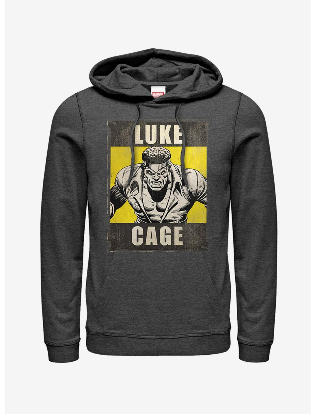 Marvel Heroes for Hire Luke Cage Hoodie, CHAR HTR, hi-res