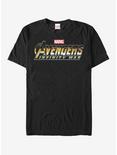 Marvel Avengers: Infinity War Classic Logo T-Shirt, BLACK, hi-res