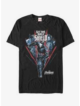 Marvel Avengers: Infinity War Get Captain Shield Run T-Shirt, , hi-res