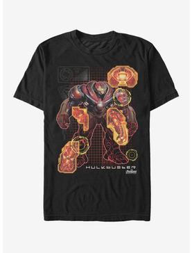 Marvel Avengers: Infinity War Hulkbuster Schematic T-Shirt, , hi-res