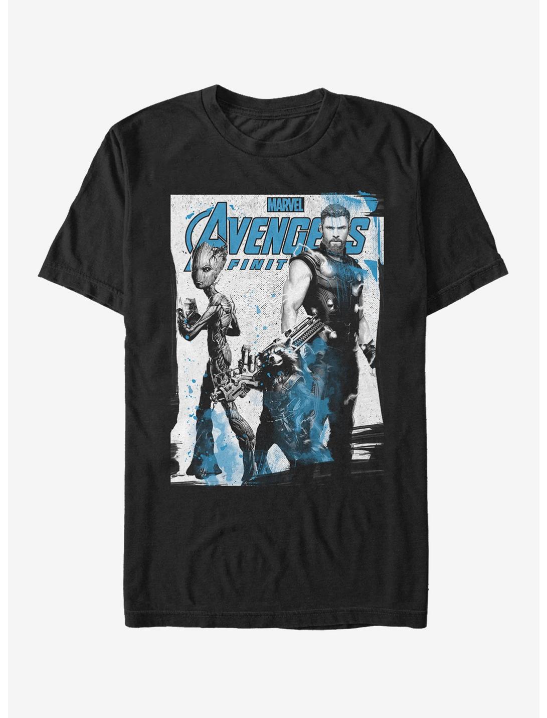Marvel Avengers: Infinity War New Friends T-Shirt, BLACK, hi-res