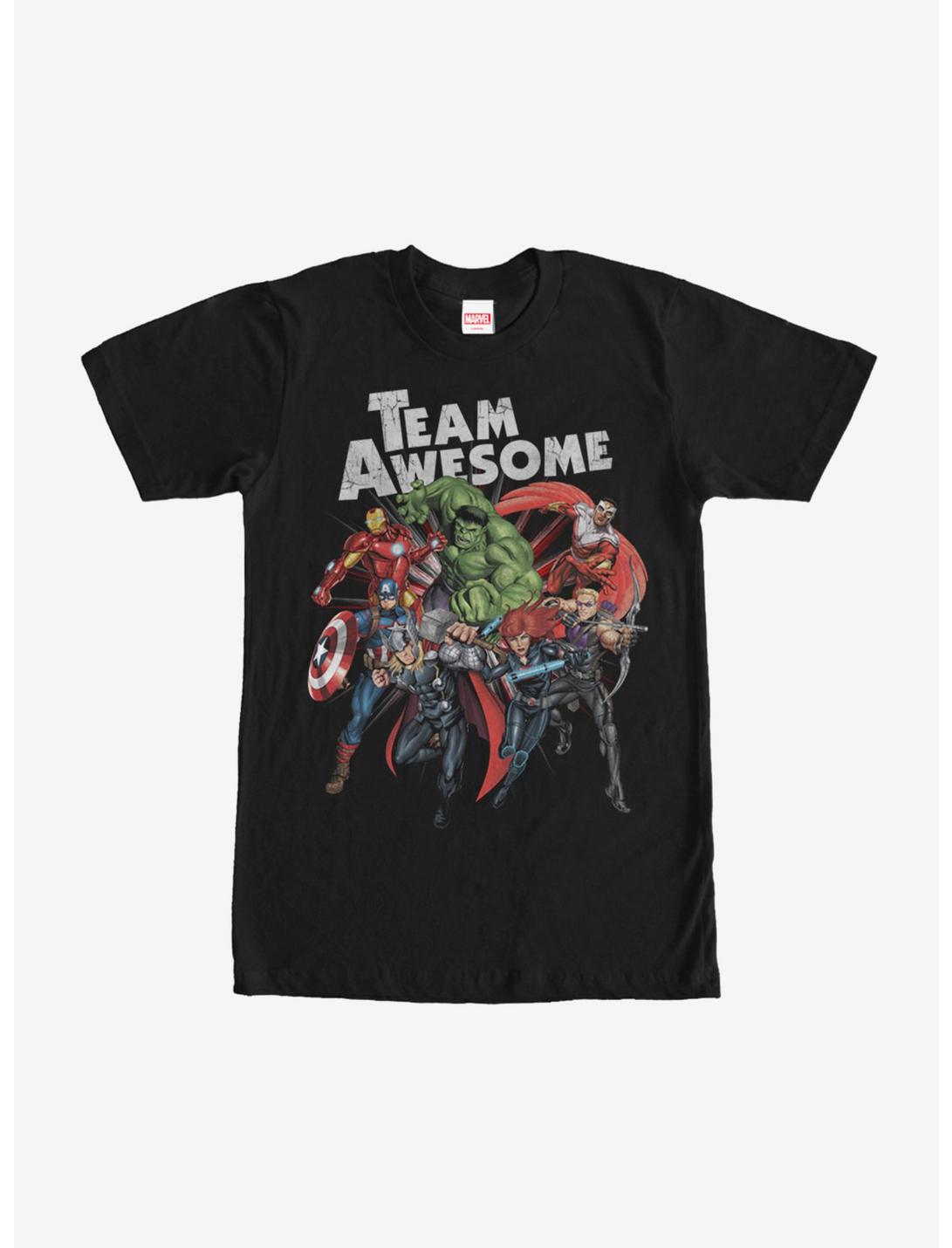 Marvel Avengers Team Awesome T-Shirt, BLACK, hi-res