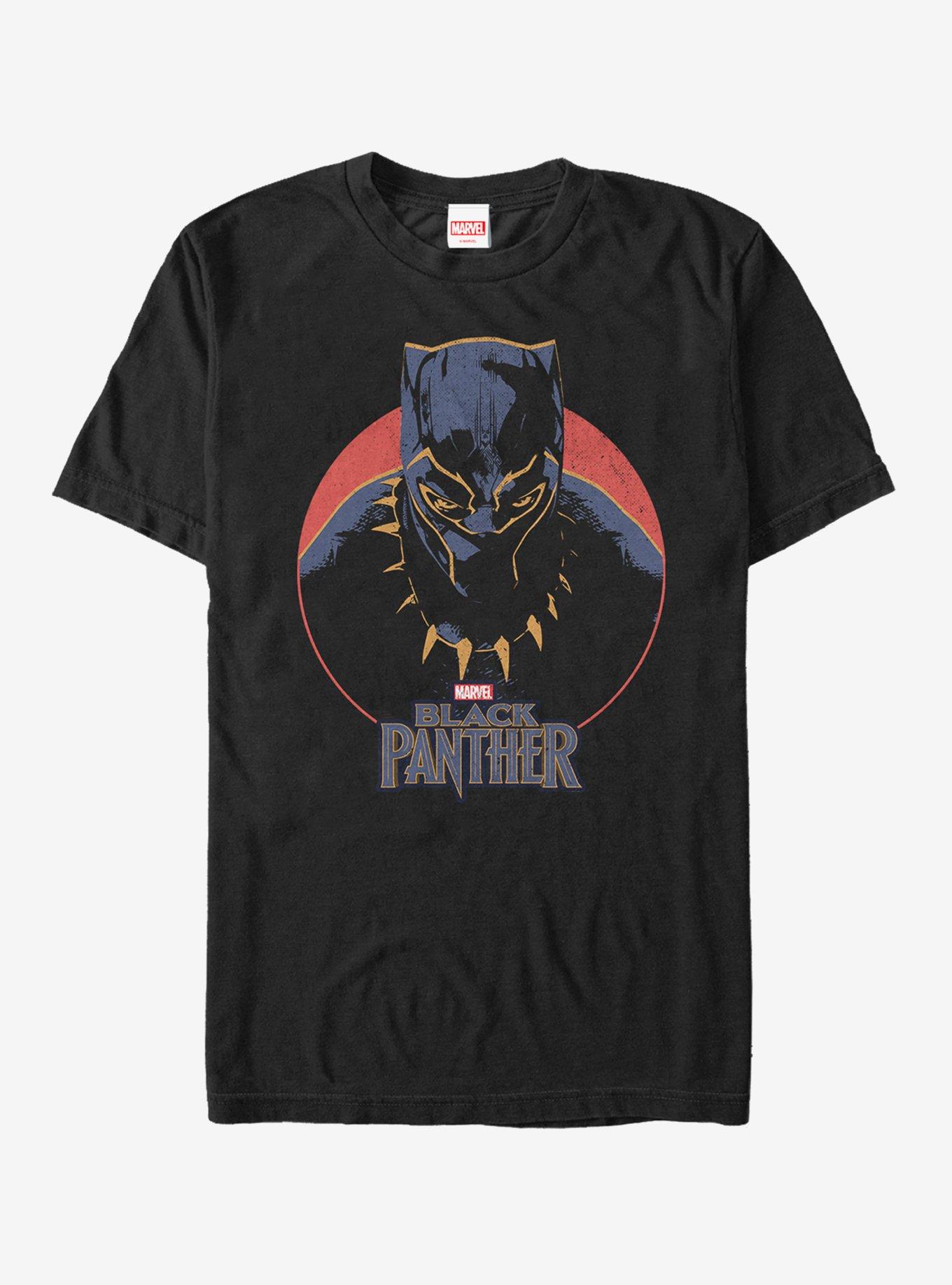 Marvel Black Panther 2018 Retro Circle T-Shirt, , hi-res