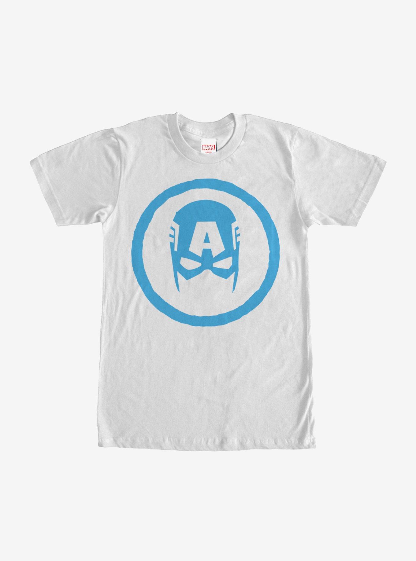 Marvel Captain America Mask T-Shirt, WHITE, hi-res