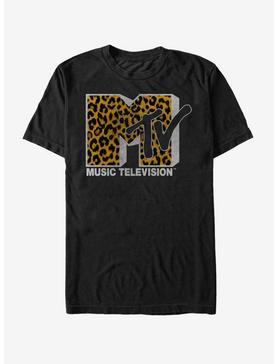 MTV Cheetah Print Logo T-Shirt, , hi-res