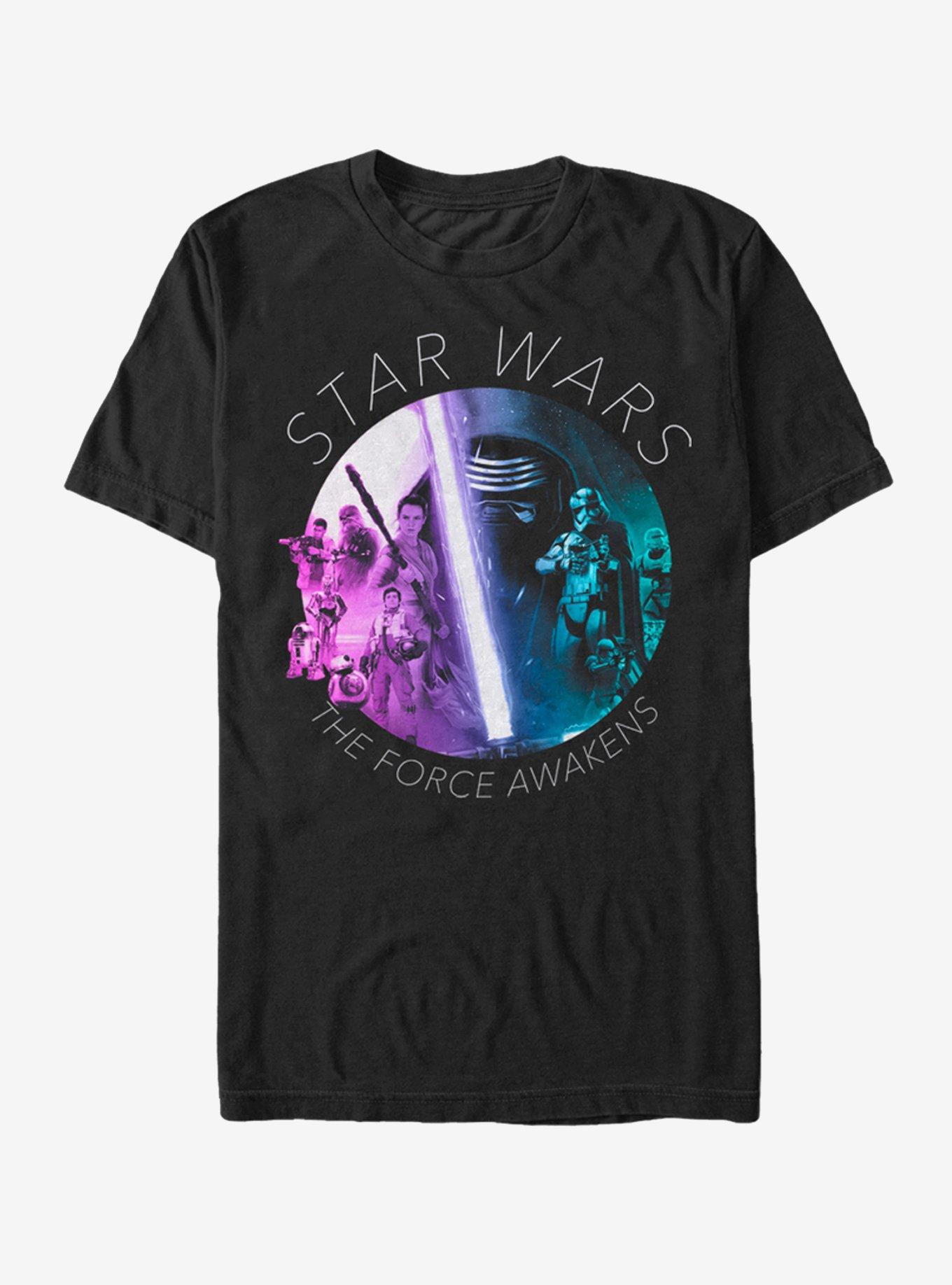 Star Wars Dark Side and the Light T-Shirt, BLACK, hi-res