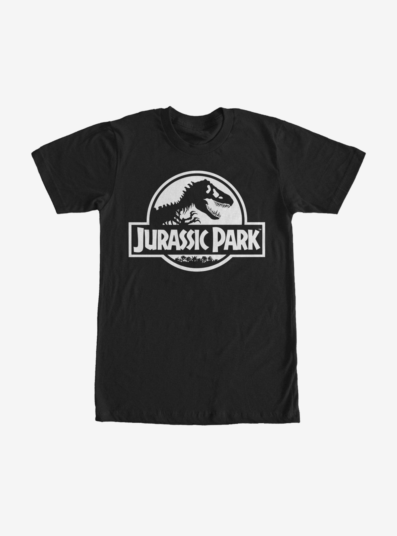 Jurassic Park Dinosaur Logo T-Shirt, BLACK, hi-res