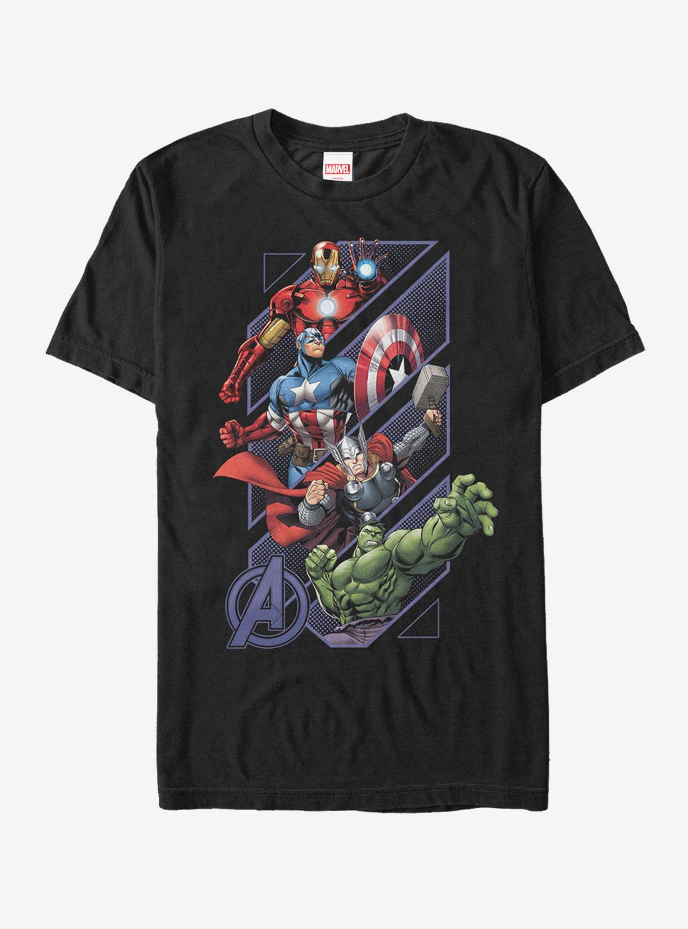 Marvel Four Avengers T-Shirt, , hi-res