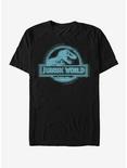Jurassic World Glitch Logo T-Shirt, BLACK, hi-res
