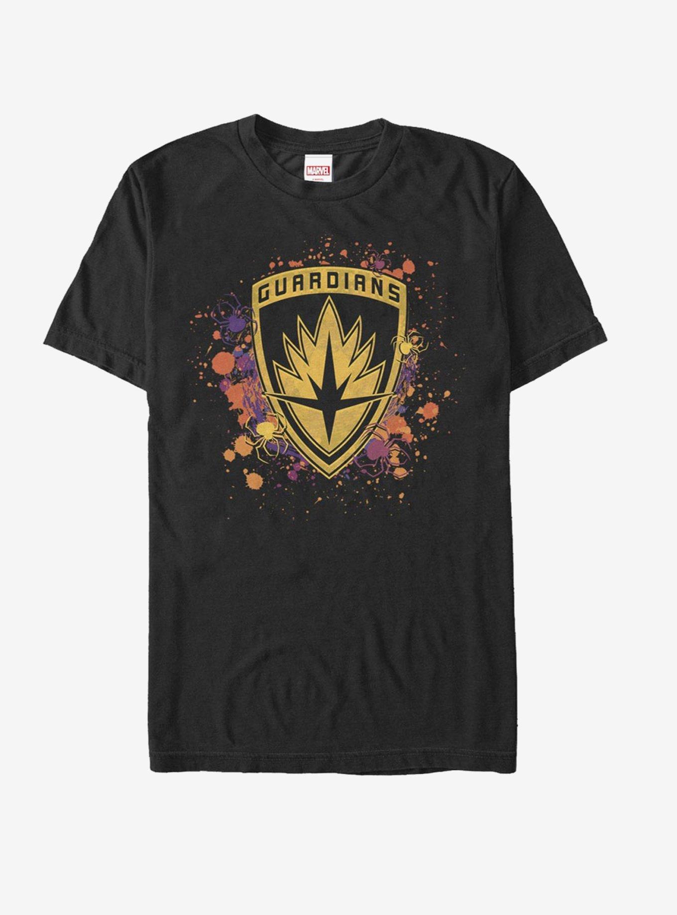 Marvel Guardians of the Galaxy Halloween Logo T-Shirt, BLACK, hi-res