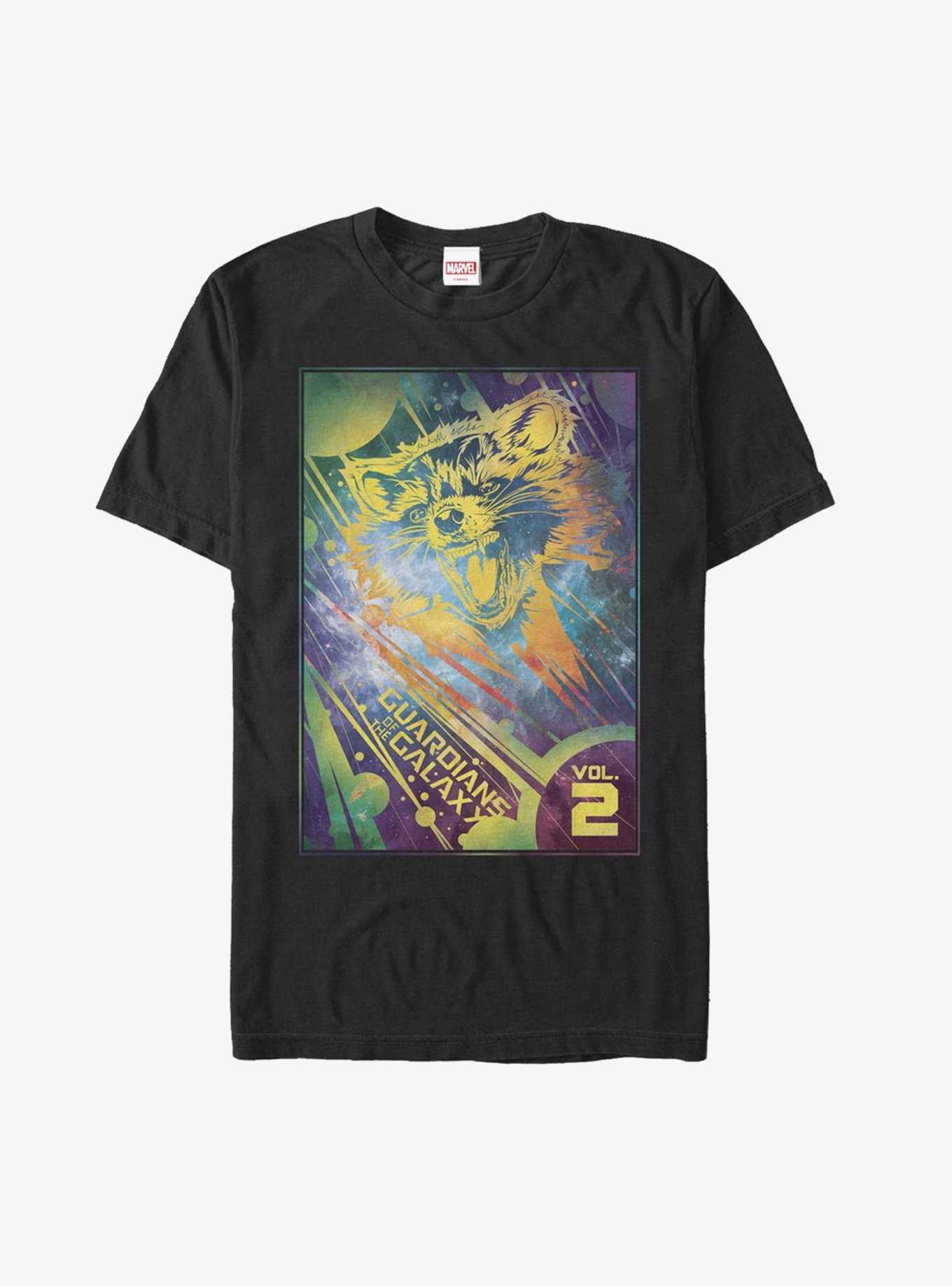 Marvel Guardians of the Galaxy Vol. 2 Rocket Space T-Shirt, , hi-res