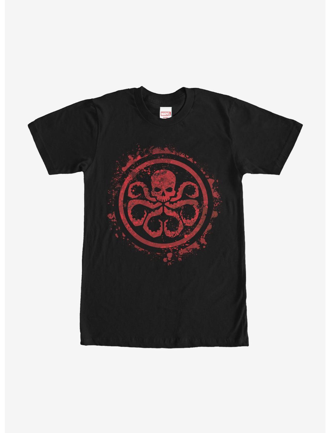 Marvel Hail Hydra Logo T-Shirt, BLACK, hi-res