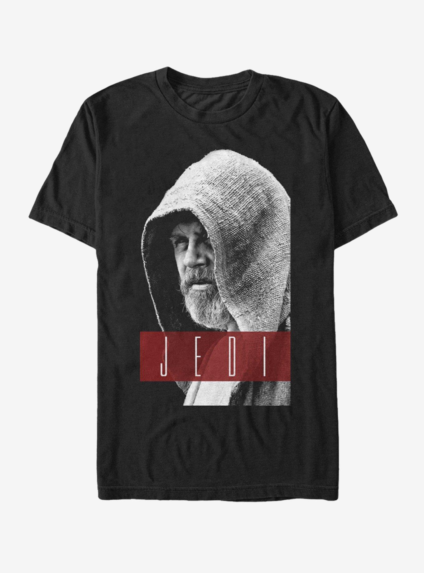 Star Wars Hooded Jedi Luke T-Shirt, BLACK, hi-res