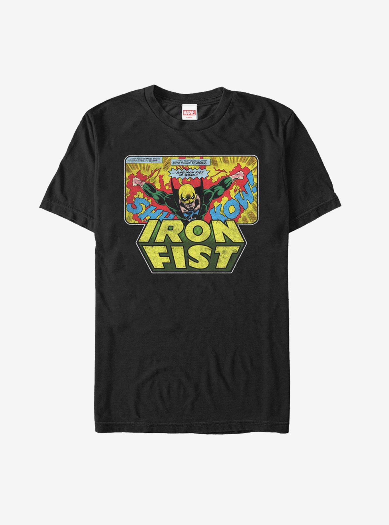 Marvel Iron Fist Born T-Shirt, BLACK, hi-res