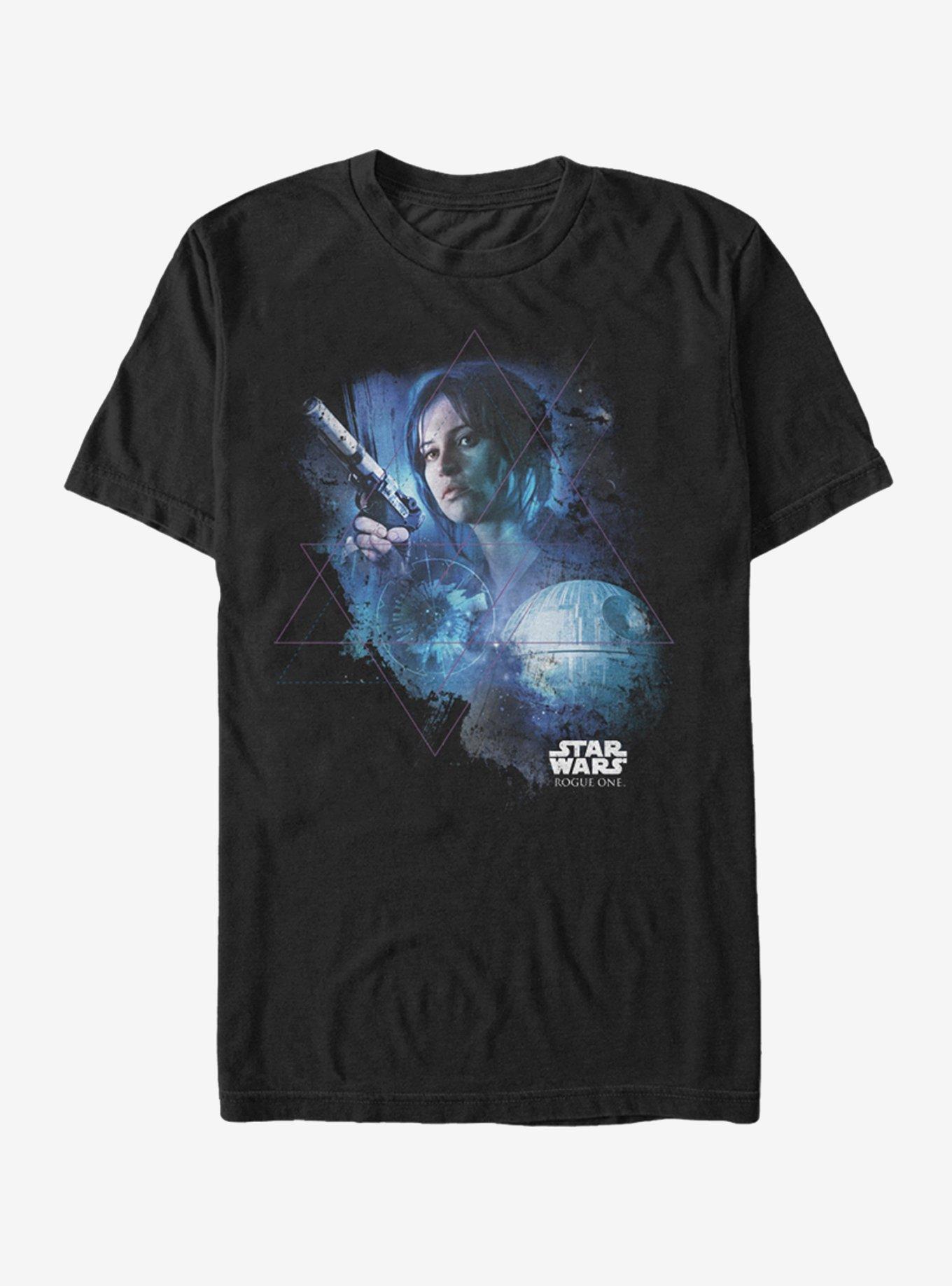Star Wars Jyn Death Star Pyramid T-Shirt, , hi-res