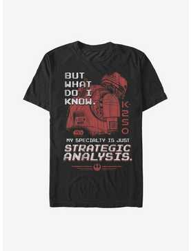 Star Wars K-2SO Strategic Analysis T-Shirt, , hi-res