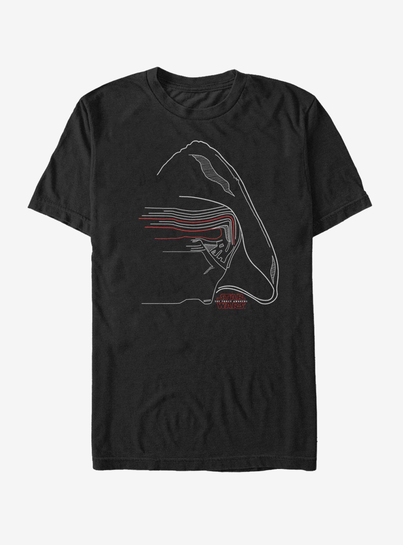 Star Wars Kylo Ren Art T-Shirt, BLACK, hi-res