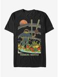 Plus Size NASA Mars Farmers Wanted T-Shirt, BLACK, hi-res