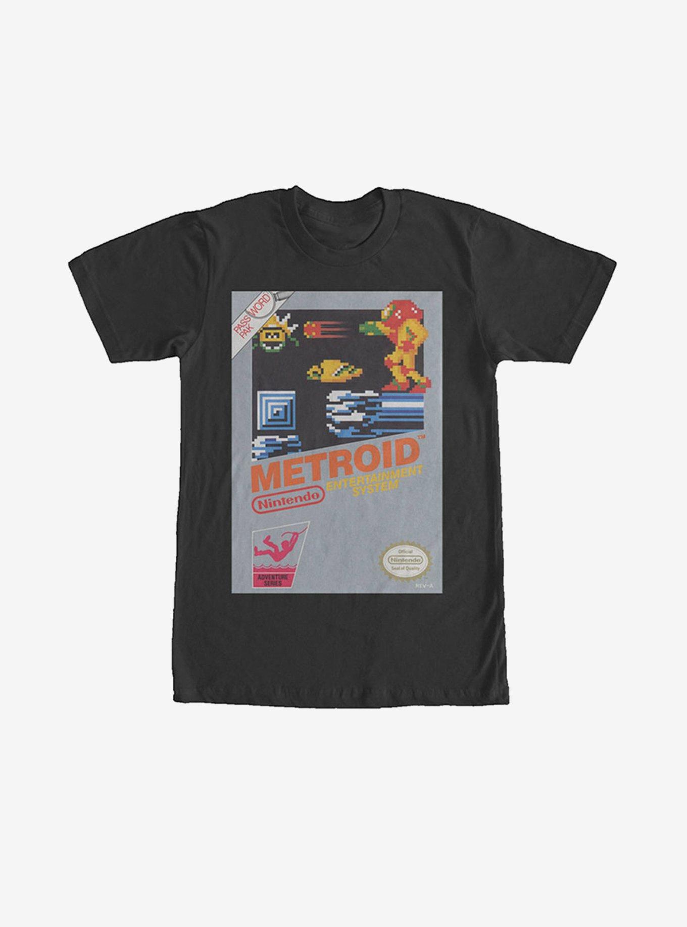 Nintendo NES Classic Metroid T-Shirt, BLACK, hi-res