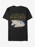 Star Wars Pixel Millennium Falcon T-Shirt, BLACK, hi-res