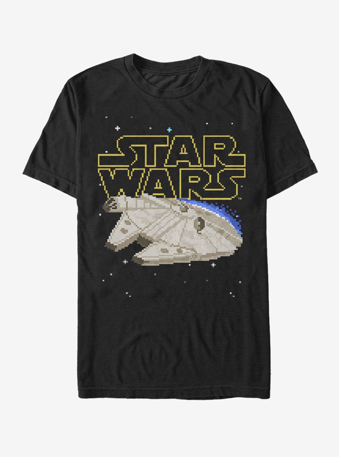 Star Wars Pixel Millennium Falcon T-Shirt, , hi-res