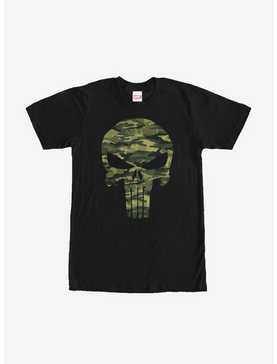 Marvel Punisher Camo Skull Symbol T-Shirt, , hi-res