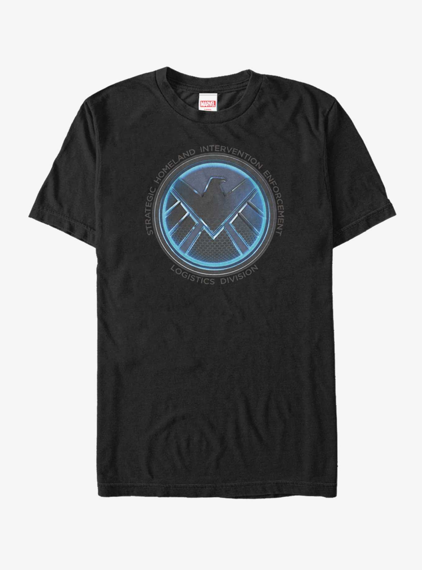 Marvel S.H.I.E.L.D Logistics Logo T-Shirt, , hi-res