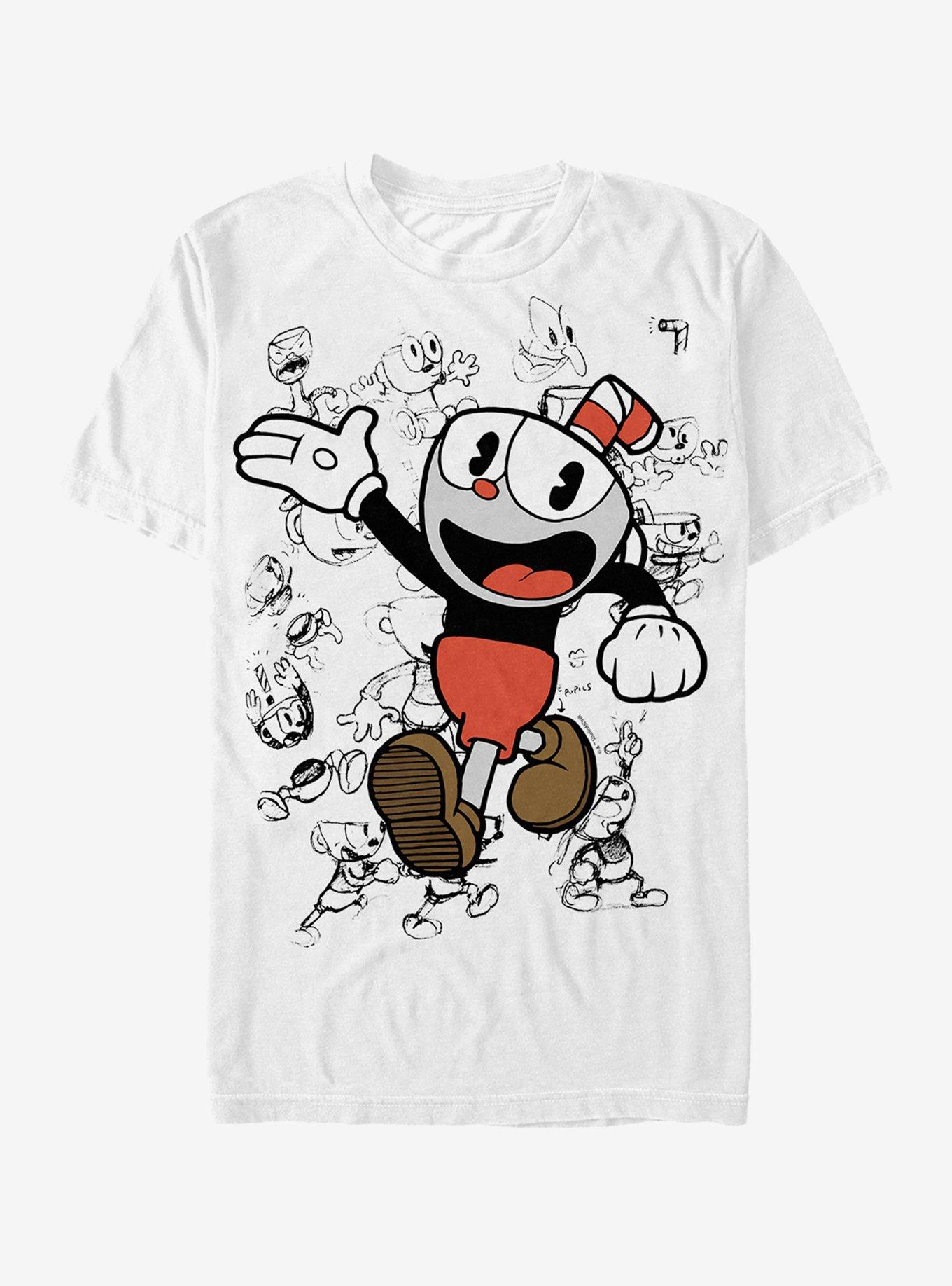 Cuphead Sketch Parade T-Shirt, , hi-res