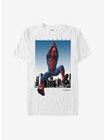 Plus Size Marvel Spider-Man Homecoming Cityscape T-Shirt, WHITE, hi-res