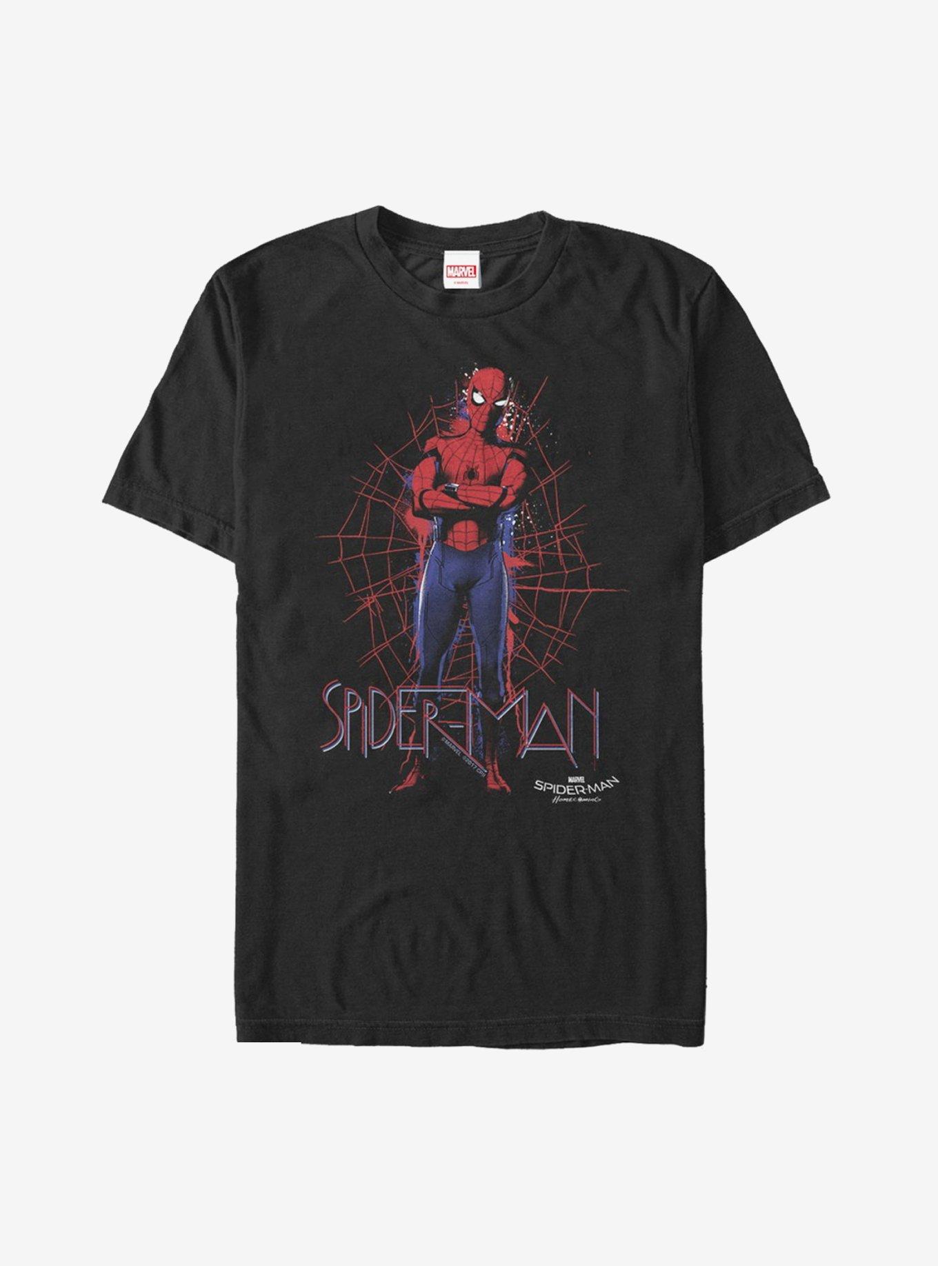 Marvel Spider-Man Homecoming Web T-Shirt, BLACK, hi-res