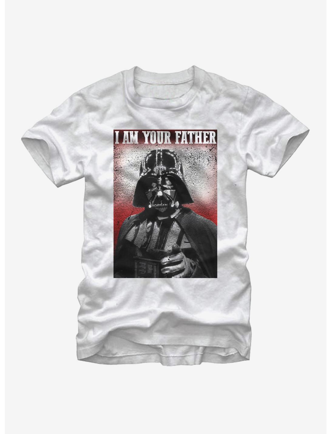 Star Wars Stern Vader I am Your Father T-Shirt, WHITE, hi-res