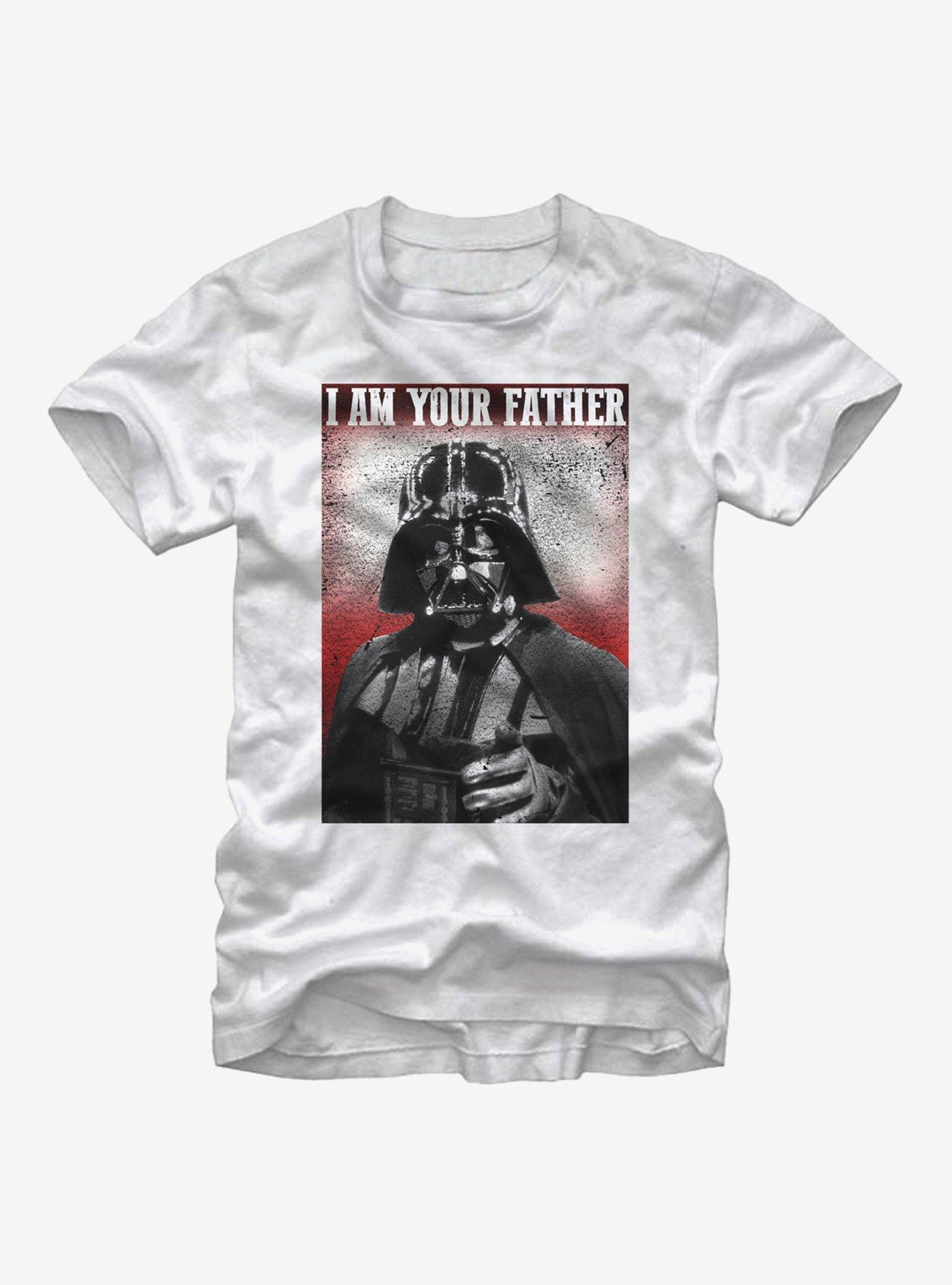 Star Wars Stern Vader I am Your Father T-Shirt, WHITE, hi-res