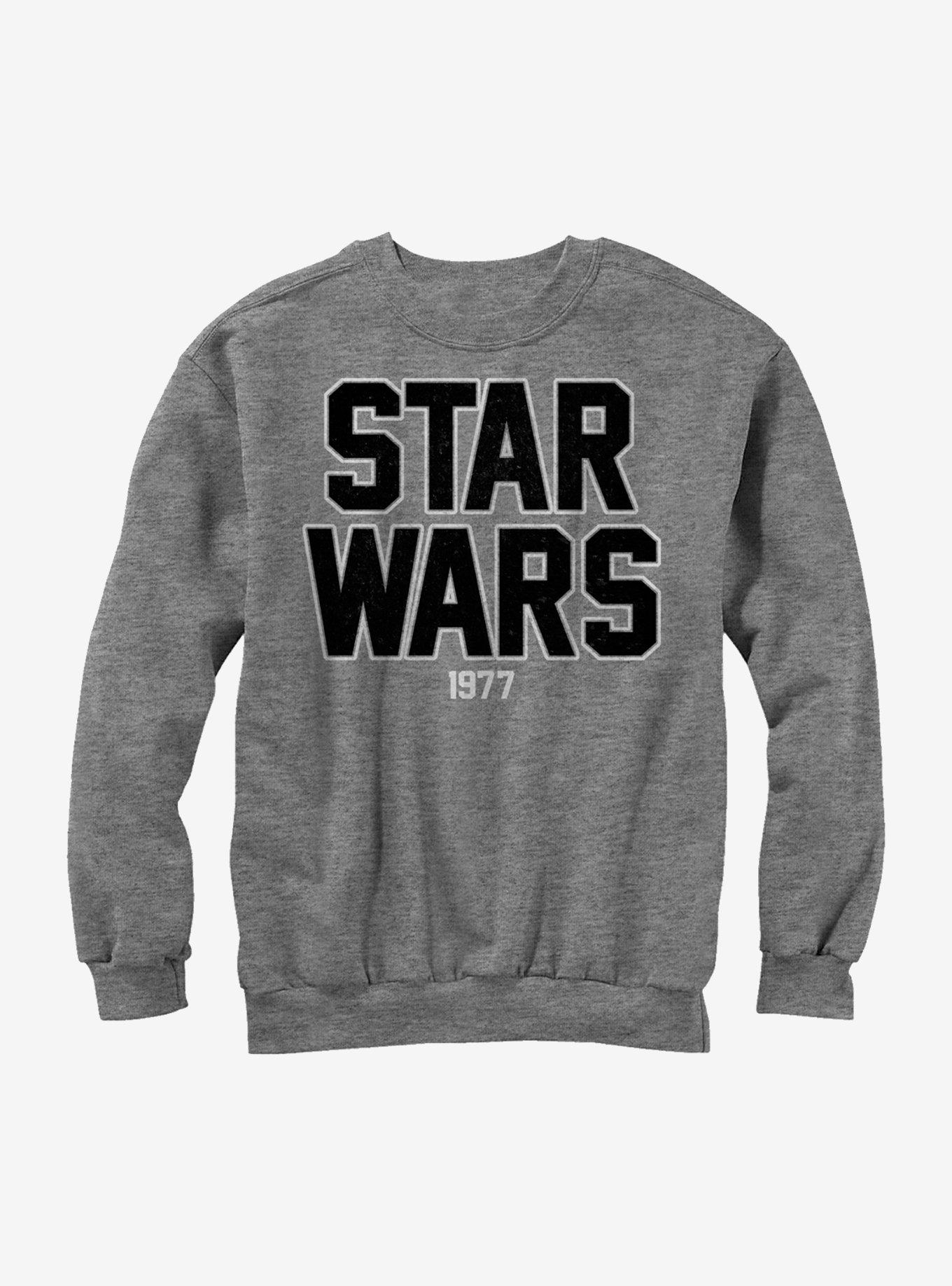 Star Wars 1977 Logo Grey Sweatshirt, , hi-res