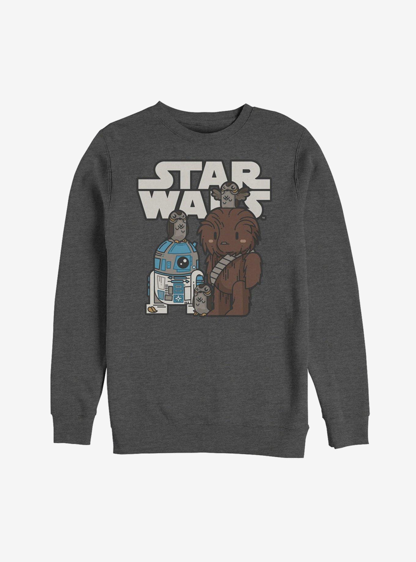 Star Wars Cartoon Porg Party Sweatshirt