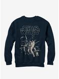 Star Wars Classic Poster Navy Blue Sweatshirt, NAVY, hi-res