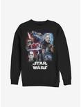 Star Wars: The Last Jedi Character Black Sweatshirt, BLACK, hi-res