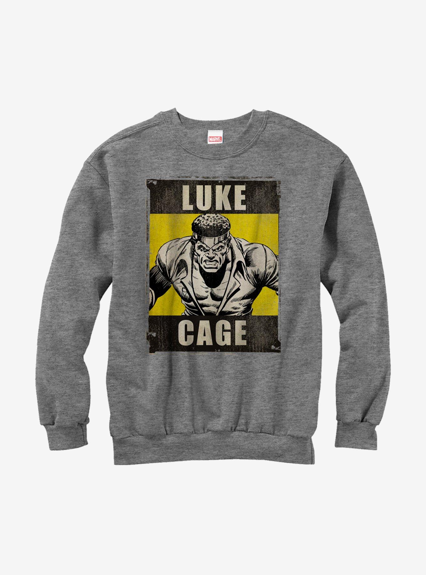 Marvel Heroes For Hire Luke Cage Grey Sweatshirt