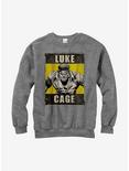 Marvel Heroes For Hire Luke Cage Grey Sweatshirt, ATH HTR, hi-res