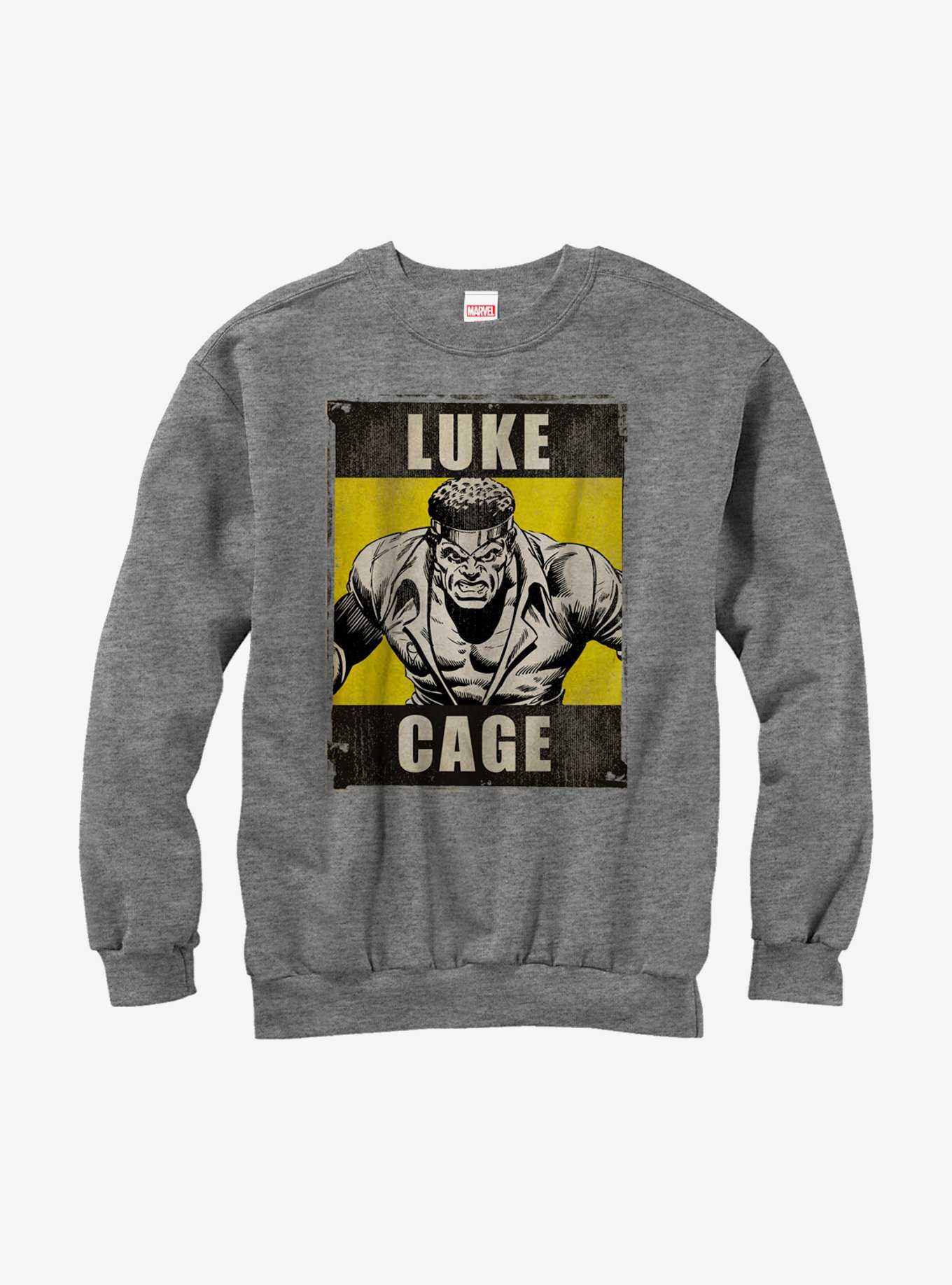 Marvel Heroes For Hire Luke Cage Grey Sweatshirt, , hi-res