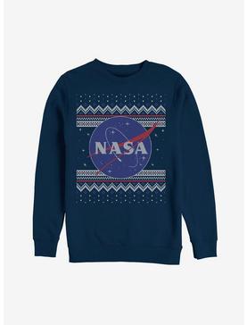 NASA Logo Ugly Christmas Sweater Print Sweatshirt, , hi-res