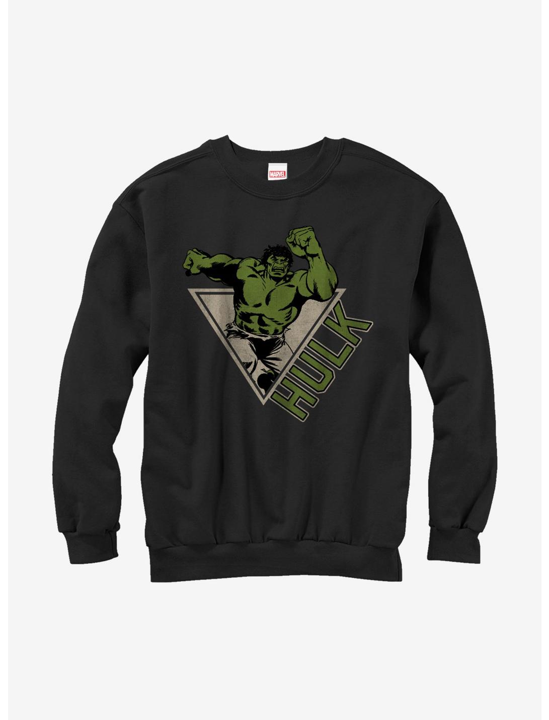 Marvel Triangle Hulk Sweatshirt, BLACK, hi-res