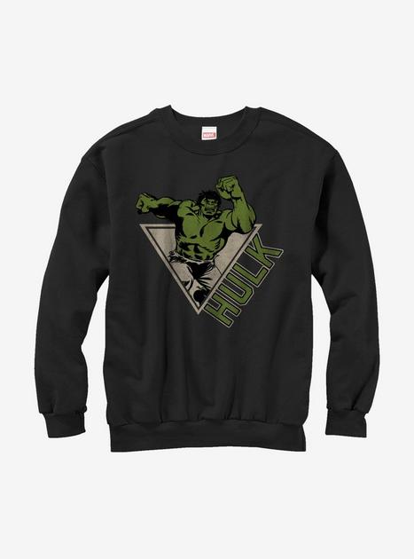 Marvel Triangle Hulk Sweatshirt - BLACK | Hot Topic