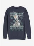Frozen Ugly Christmas Sweater Olaf Sweatshirt, NAVY, hi-res