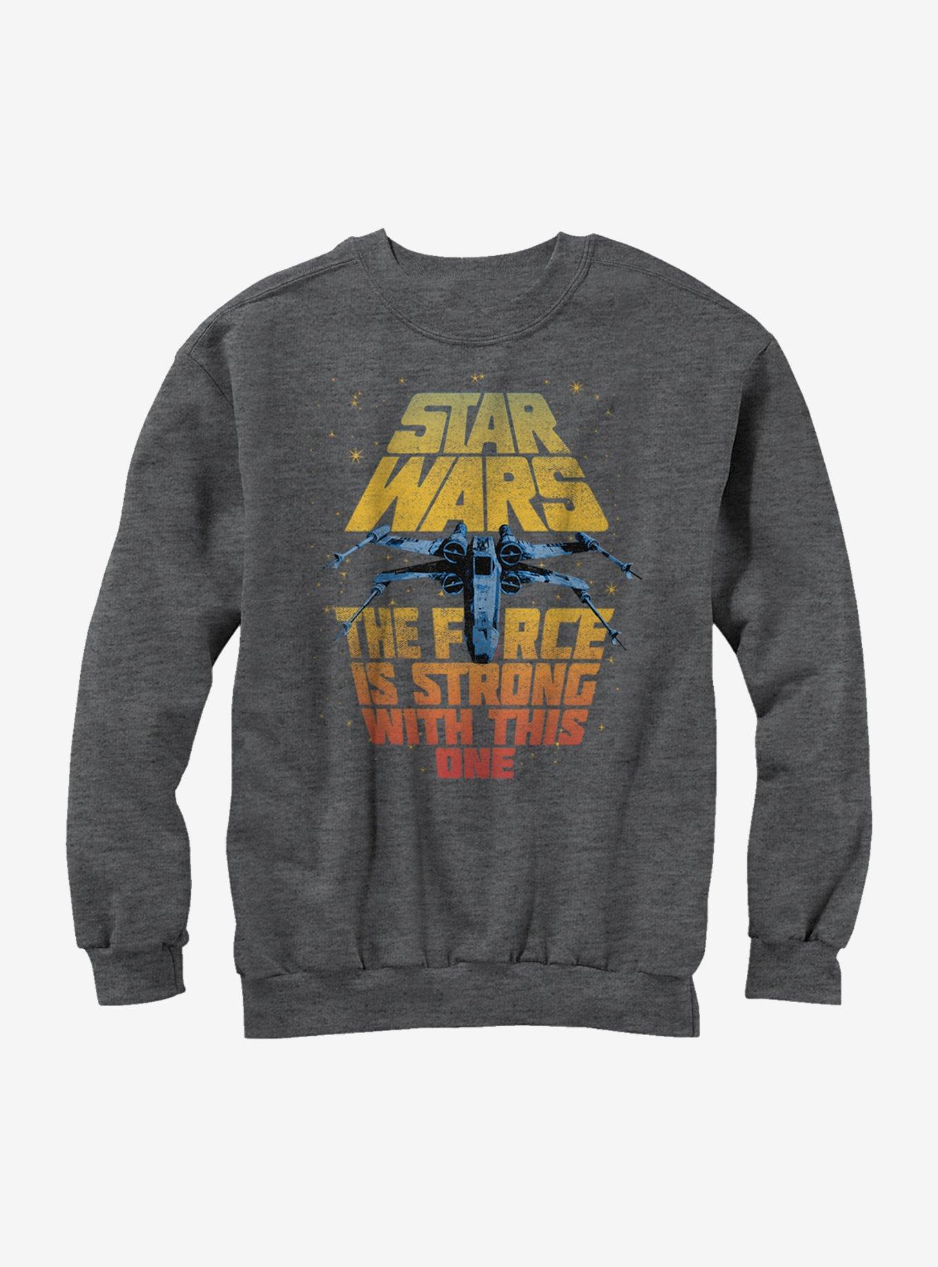 Star Wars X-Wing Force is Strong With This One Sweatshirt, , hi-res